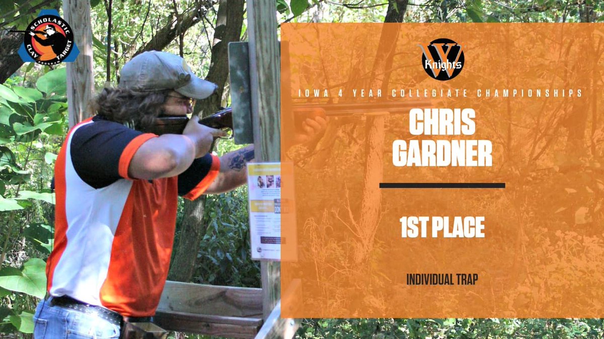WartburgCTS's tweet photo. Day One Individual Awards: The Knights would like to congratulate freshman Chris Gardner and sophomore Evan Guttormson on their individual placings in Trap and Sporting Clays! Let's go team! #goknights https://t.co/LeZ23VHoQQ