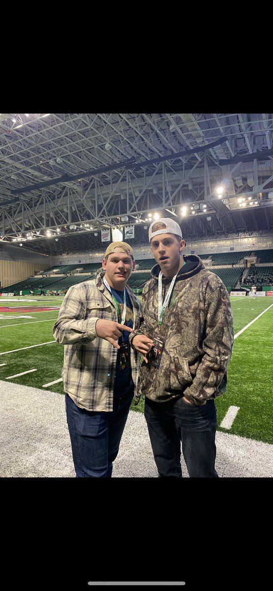 Had an awesome visit <a href="/coachflyger/">Austin Flyger</a> <a href="/JTwelvetrees/">jack twelvetrees</a> <a href="/UNDfootball/">North Dakota Football</a>