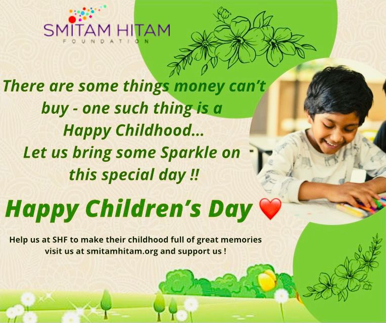 Wishing all the amazing children a very Happy Children's Day ❤️

@SmitaSabharwal 
#SmitamHitam #TeamSmitamHitam
@Jaggudada_LLB @AnilBabuY1 @seshagirirao777 @MadhuSu16090468 @naveenmims @Sambasi52227378 @snigdha317