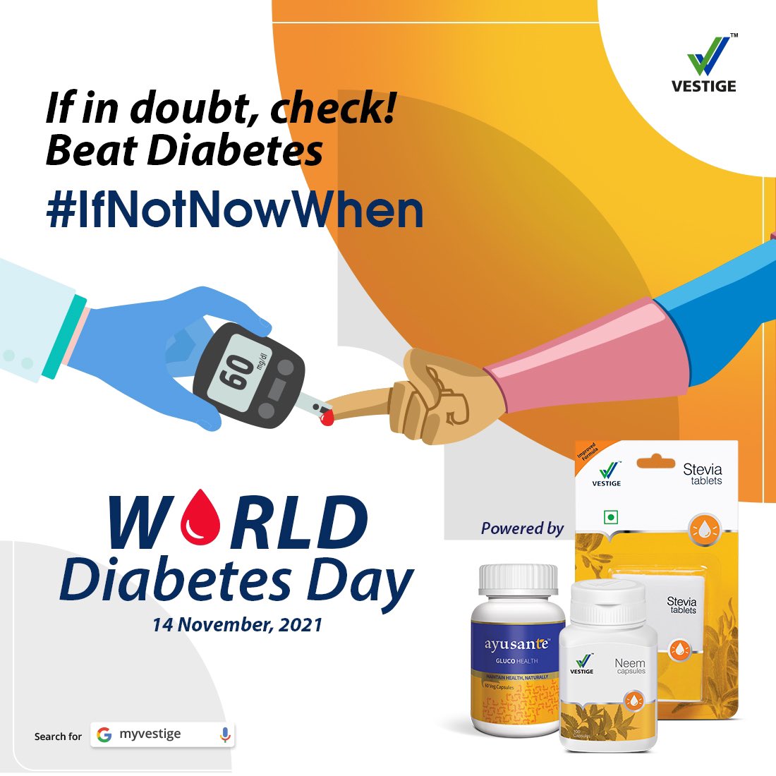 vestigemkt's tweet photo. The battle is not over until you are sure. It is recommended to check your diabetes once everyday. #IfNotNowWhen

#WorldDiabetesDay
#WishYouWellth https://t.co/UP3WXnKbSs