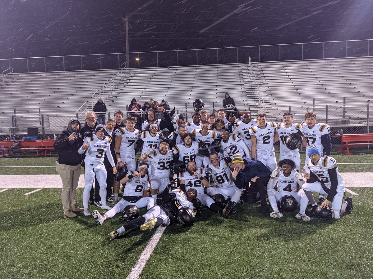 NCFA (@thencfa) on Twitter photo Congratulations to <a href="/FootballClubOU/">Oakland Univ. Football Club</a> for winning their 5th consecutive Great Lakes Conference title! Congratulations to <a href="/FootballClubOU/">Oakland Univ. Football Club</a> for winning their 5th consecutive Great Lakes Conference title!