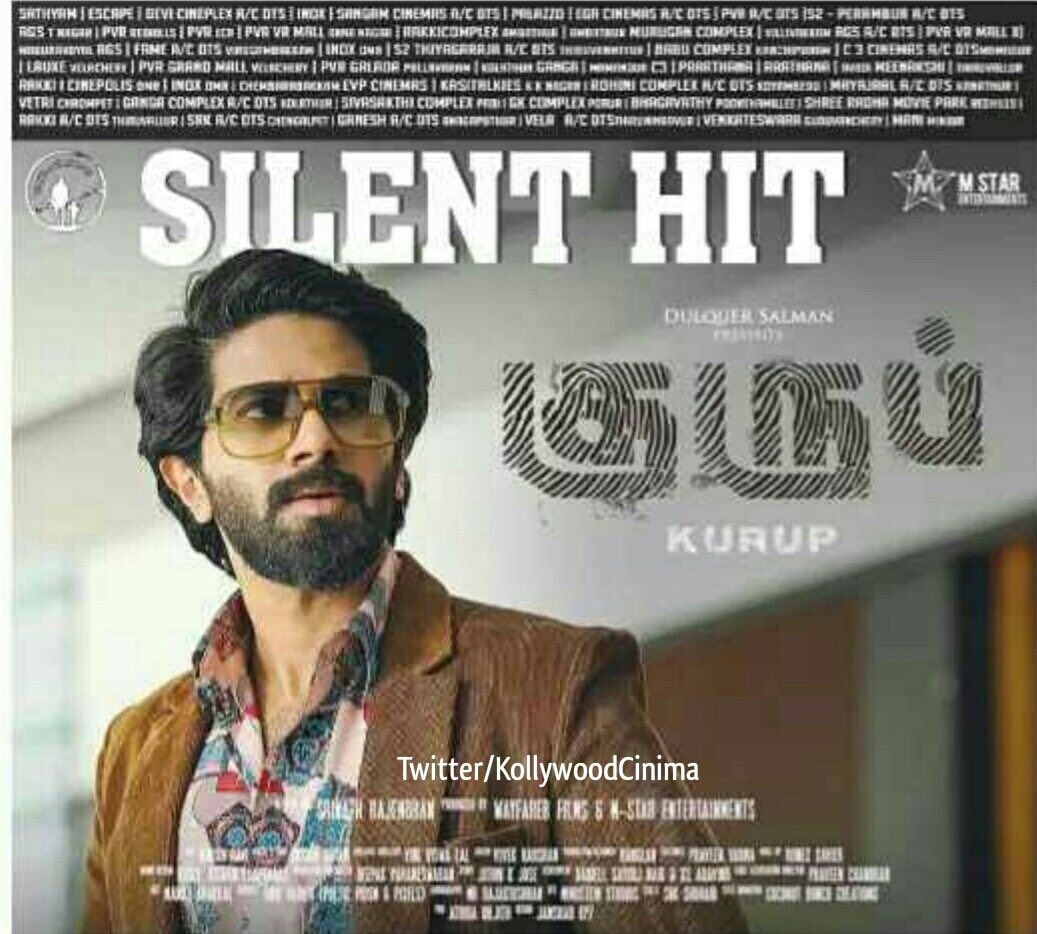 rameshlaus's tweet photo. . @dulQuer ‘s #Kurup continues to do well in TN this weekend.. 

 https://t.co/rbmVrbTvaj