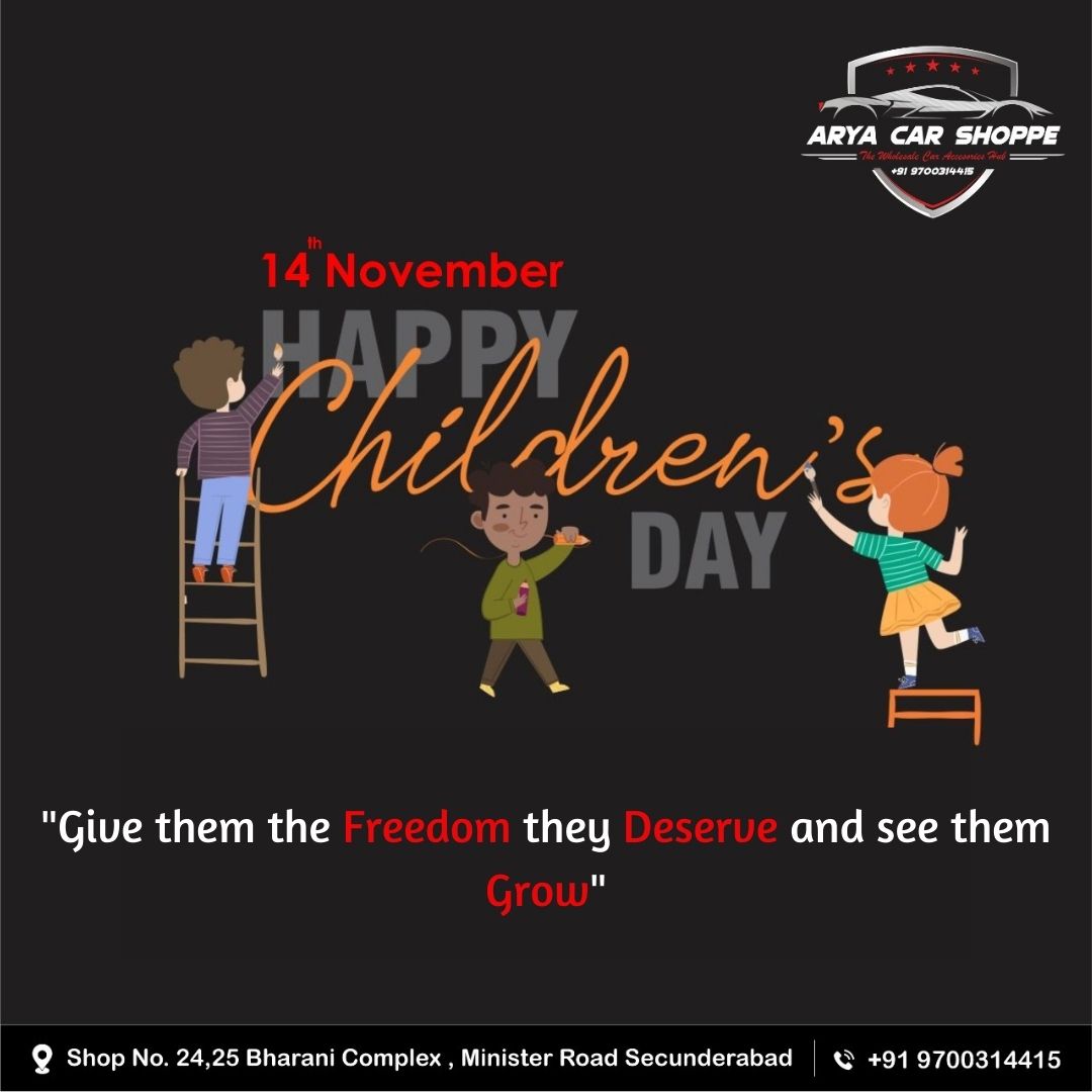 Happy Children's Day

#childrensday2021 #childrensday #children #kids #happychildrensday #childrenday #childhood #childrensbooks #childrensdaycelebration #cars #carprotector #carcovers #carseatcovers #caraccessories #carneeds #carcare #carinterior #carexterior #aryacarshoppe