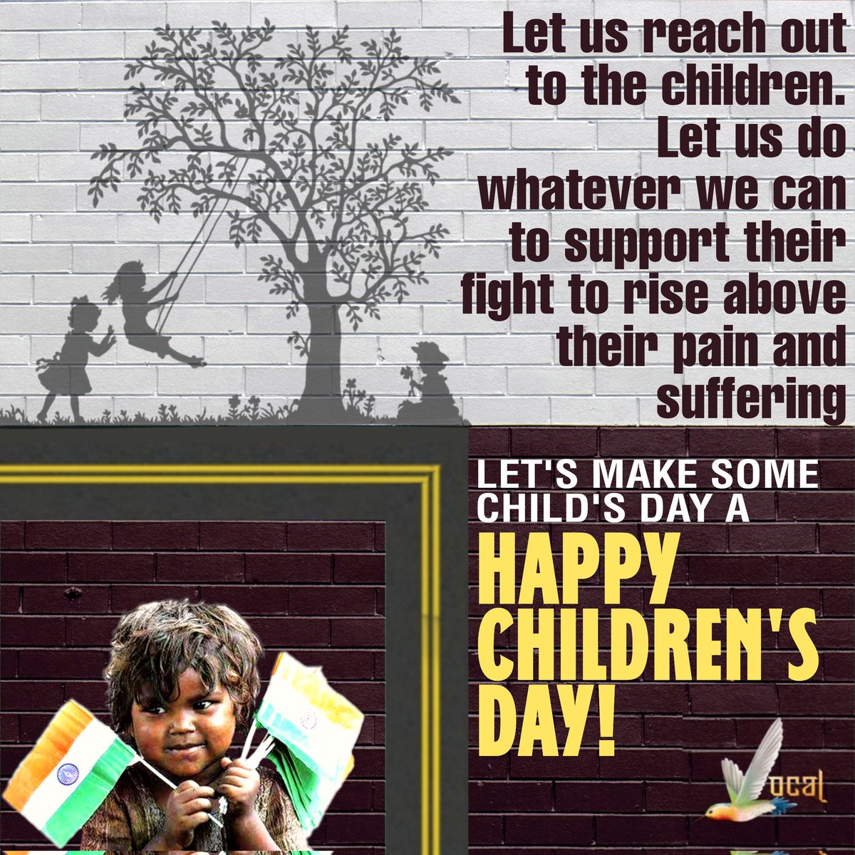 vocalofficial's tweet photo. Let's make some child's day a #happyChildrenDay #ChildrensDay2021 https://t.co/3t2y006aLy