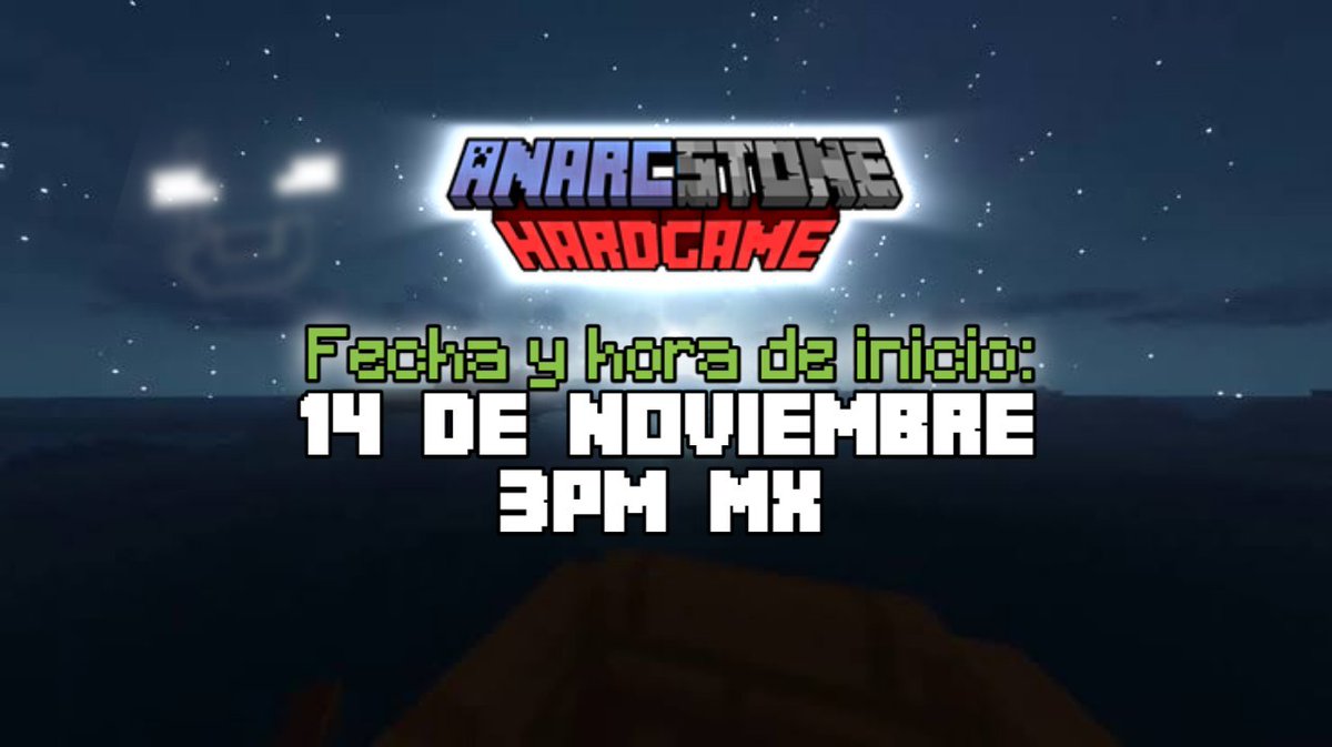 AnarcStone2021's tweet photo. ¡Fecha y hora de inicio de AnarcStone! https://t.co/o9WH26IMbf