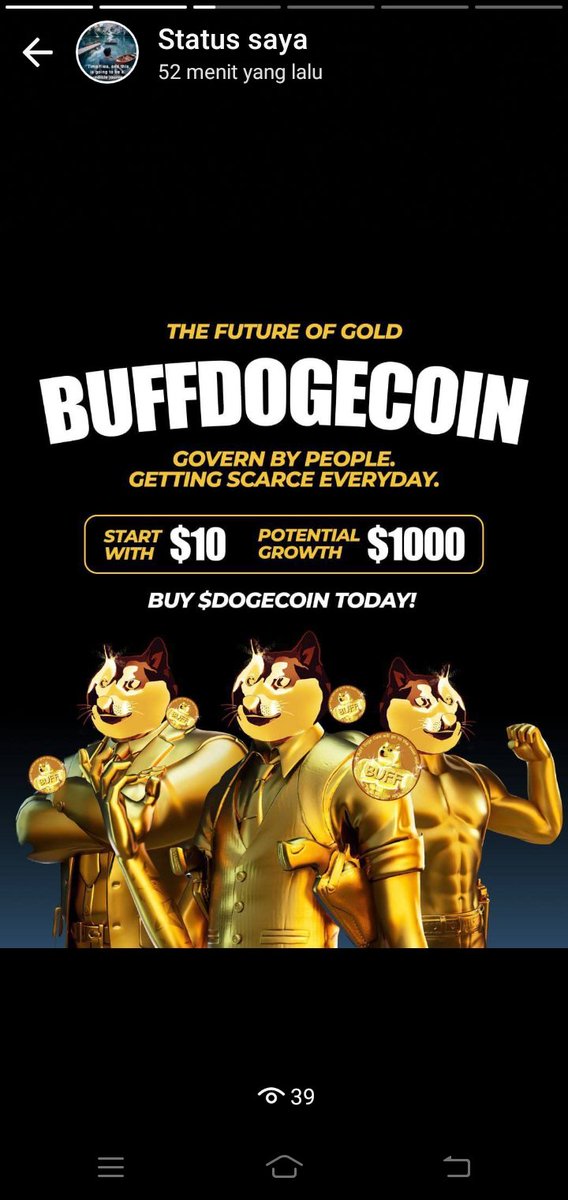 chepy_m82's tweet photo. @APompliano #BuffDogeCoin #buffdogecoinarmy https://t.co/x1oUzZazAM