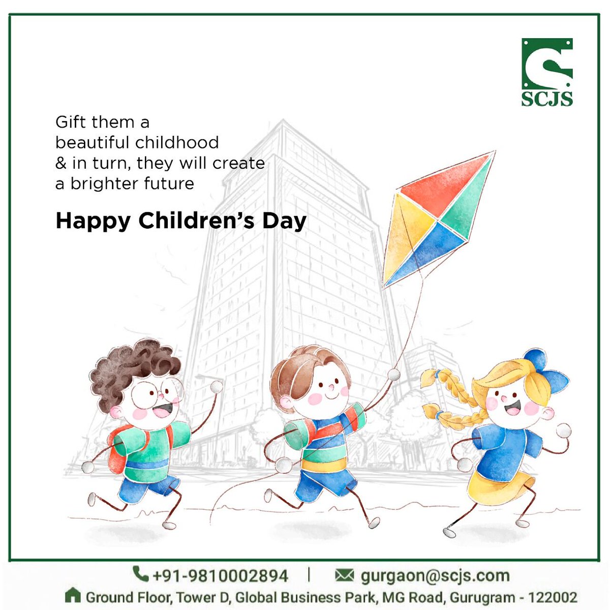 scjsgurgaon's tweet photo. Every child is a gift of nature ☘️, give them their today, give them time to play ⛹🏻, and make way for their future.

SCJS wishes you a Happy Children's Day 🧒🏻!

#ChildrensDay #NehruJayanti #childrenday https://t.co/gV1m5RXfsV