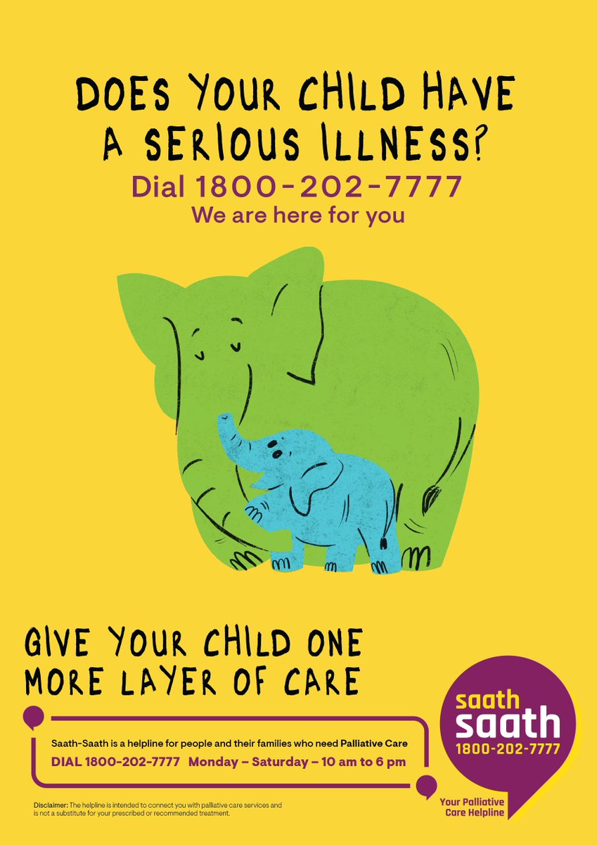 CiplaFoundation's tweet photo. Does your child have a serious illness? Dial 1800-202-7777. We are here for you. #saathsaath @saathsaath77 #ChildrensDay https://t.co/biaDe0GX0d