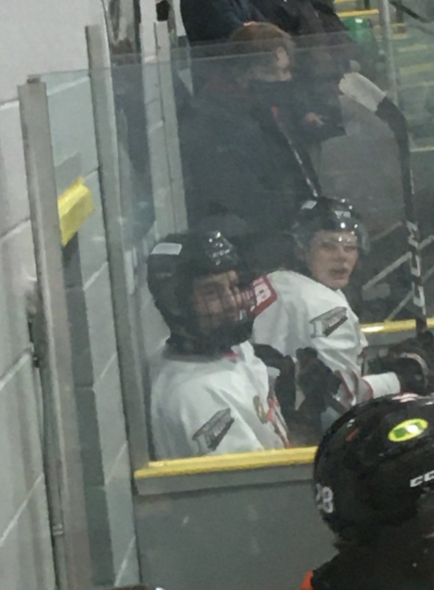 EmmaHladun's tweet photo. And his first @mjhlhockey penalty! https://t.co/zMcs188AF9