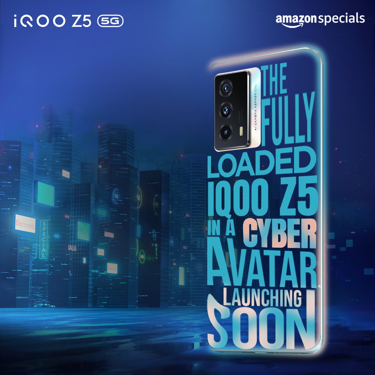 ERDeepGillz's tweet image. iQOO Z5 Cyber Grid Color  Variant Launching on 15th November in India. 

#iQOOZ5 #CyberGrid #iQOO @IqooInd