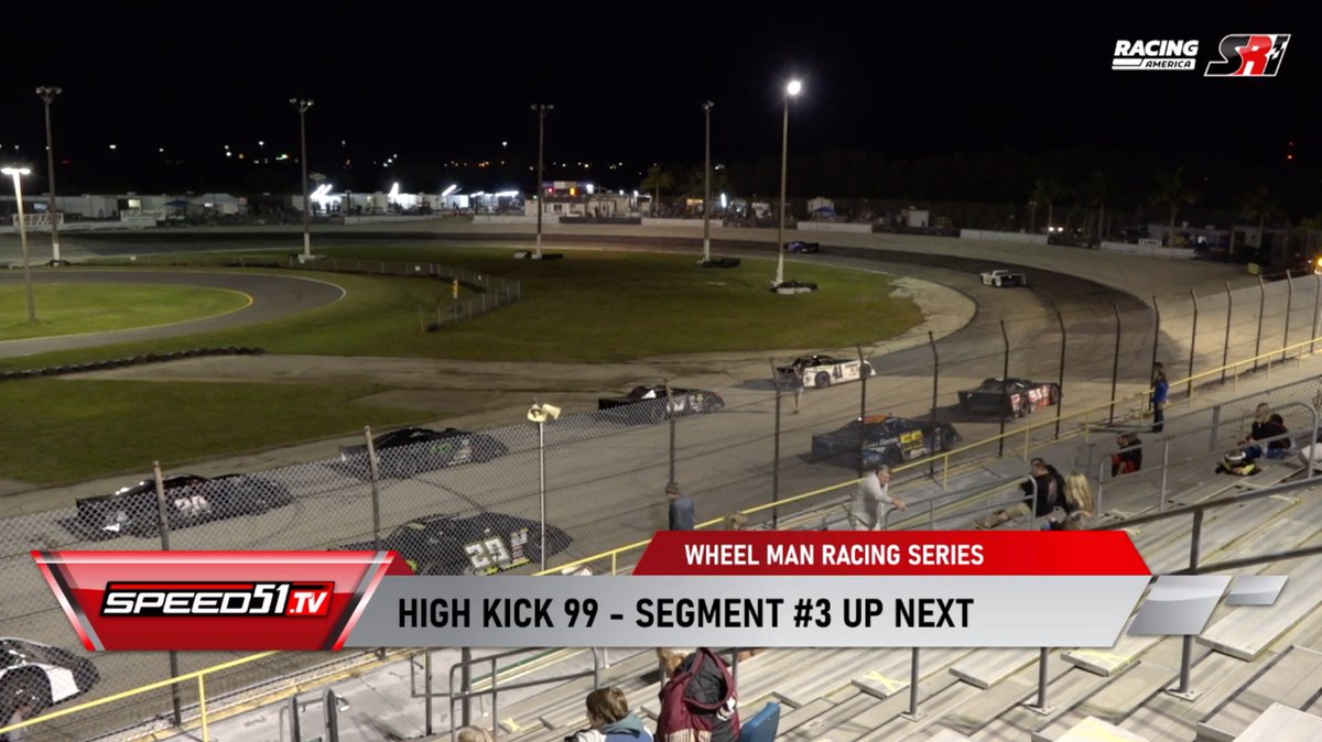 RacingAmerica's tweet photo. #HighKick99: Stephen Darvalics wins segment two of the High Kick 99 tonight at #417SouthernSpeedway, but segment 1 winner Tyler Scofield will not be in the final segment after an incident.
Watch the final segment live on Racing America: https://t.co/X1gXBdvJfE https://t.co/MgCaHhYd8Q