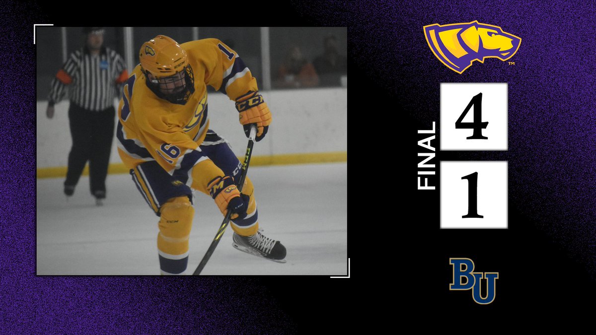 Fletcher Anderson scored his first career goal for @UWSPMHockey as the #Pointers finished the home weekend 2-0!