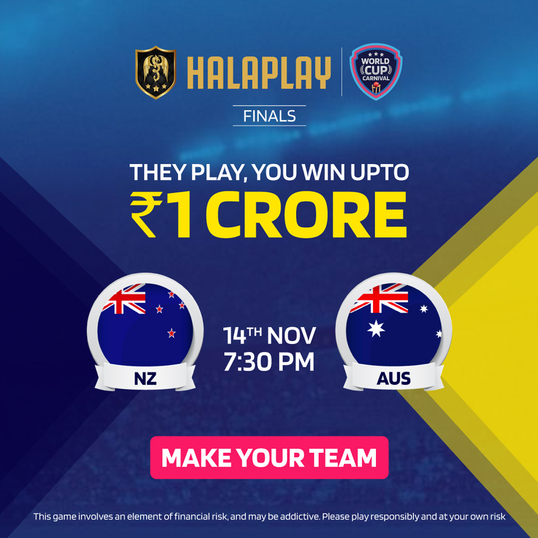 Explosive matches coming tonight⚡️💥
Don't forget to join the league! 🥳
▶️bit.ly/welcomeHP

#Halaplay #Fantasycricket #Playtowin