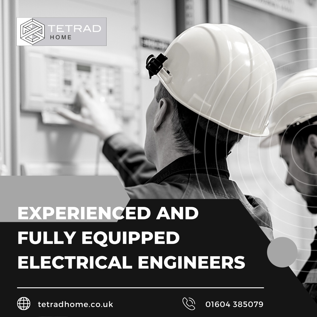 LtdTetrad's tweet photo. We have very experienced and fully equipped electrical engineers who can help.
 
Contact Tetrad Home via email at info@tetradhome.co.uk or by phone at 01604 385079

#TetradHome #TeamworkMakestheDreamWork #HomeImprovements #DomesticServices #GasServices #ElectricalServices https://t.co/0ObWAJvBOk