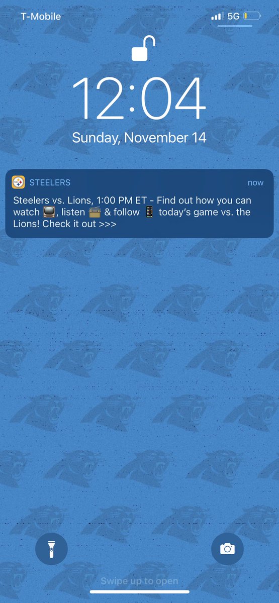 BeamenWilly's tweet photo. Steelers mixed up 12 am and 12 pm on their app pushes https://t.co/5nR0eogFOb
