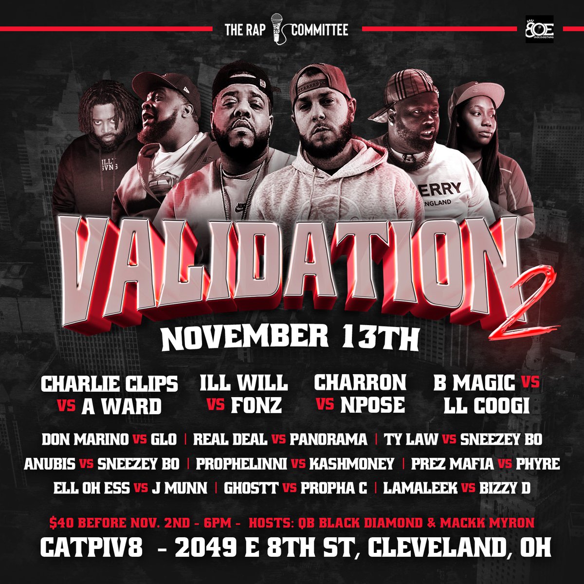 PodTier's tweet photo. CO MAIN EVENT UP NEXT 

ILL WILL VS FONZ
#VAL2 https://t.co/GJ1pBrNQuu