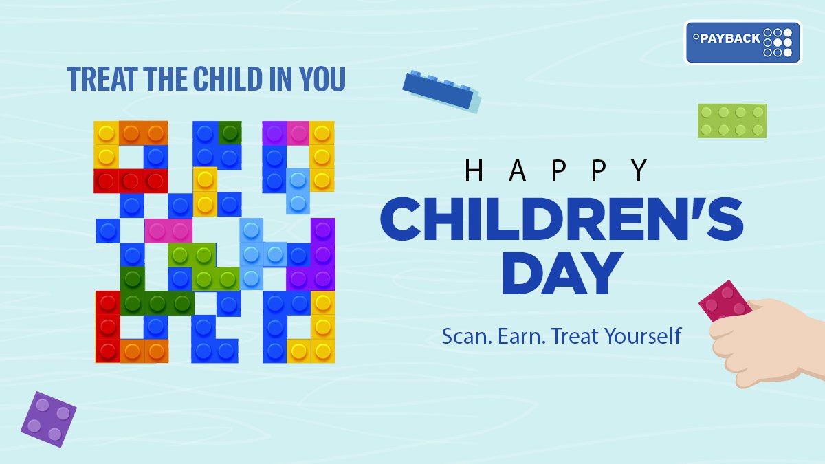 Teach your child the value of gifting. Gifting is giving. Giving is enriching. Enriching is rewarding. Scan and shop for your kids and get rewarded every time you shop. Happy Children’s Day!

#HappyChildrensDay #PAYBACKPay #Scan #PAYBACKScan #Rewards