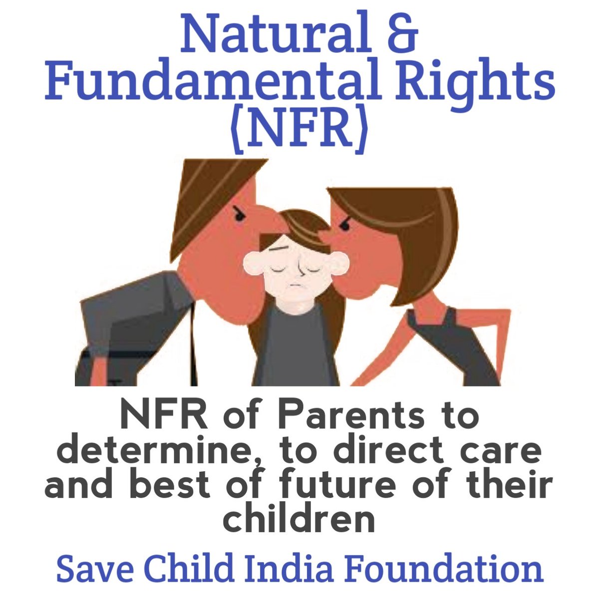 SaveChildInd's tweet photo. It's natural and fundamental rights of parents to determine and direct the care and best of future of their children. But situation become difficult in #FamilyDispute as many states do not have provisions of #JointParenting #SharedParenting #SPJR #childhood #ChildrensDay2021 https://t.co/hsNpJBvT8s