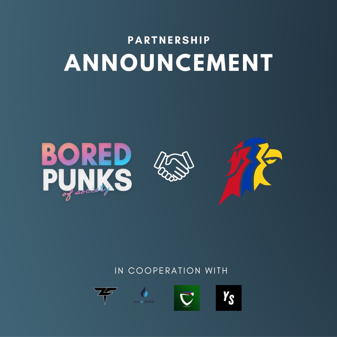 boredpunksoc's tweet photo. We are proud to announce our partnership with Sinag Esports that will be supporting our grand vision on educating and onboarding Filipinos in this fast emerging industry of crypto, metaverse, and investing, helping us bridge the gap to financial literacy in the Philippines. 🇵🇭🚀 https://t.co/GEdV14ldtN