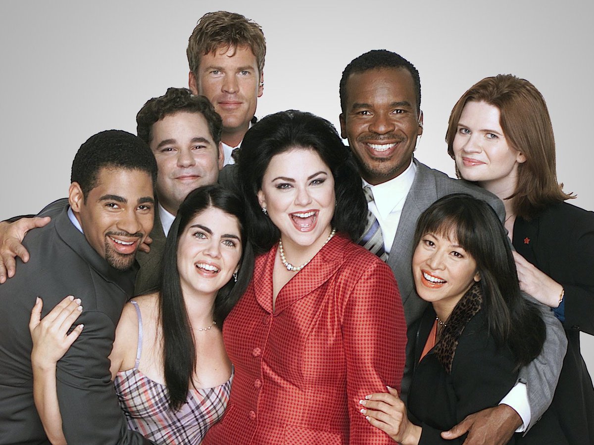 k50cullen's tweet photo. In 2000 and 21 Years Ago, #DAG premiered on @nbc on this day RT and Like if you remember this show. (@davidalangrier, #DeltaBurke, #DavidRasche, #StephenDunham, #MelJackson, @EmmyLaybourne, @LaurenTom9000, @PFTompkins, #LeaMorenoYoung, @jackburditt, #EileenConn, #AndyGordon, https://t.co/iIGzlgiurZ