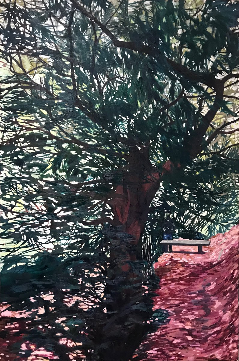 Trees and Woodland of Exmoor by @TheArborealists is now open until 28th November  at Lanacre Barn Gallery Somerset.
Old Man of Horner Wood
oil on canvas
by me.
#somerset #exhibition #conservationart #exmoornationalpark #hornerwood #thearborealists