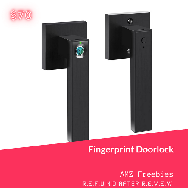 CapraUS510's tweet photo. Smart Fingerprint Door Lock, Door Knob Left-Right Adjustable Handle, $70 https://t.co/omvWNAyCFf
