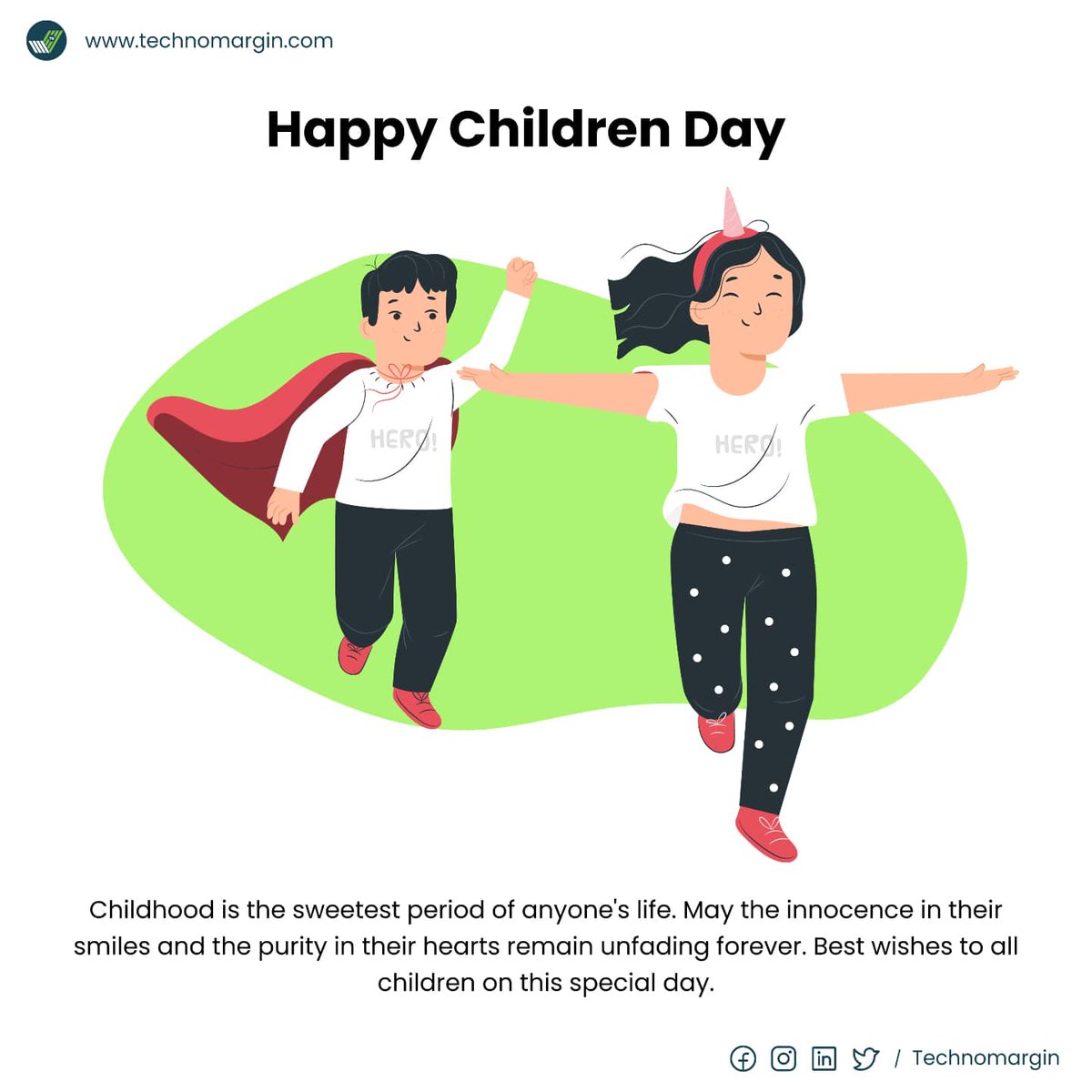 Technomargin's tweet photo. #technomargin #ChildrensDay #HappyChildrensDay #childrens #lights #outsourcing #reactnative #flutter #nodejs #angularjs #unitydev #webdevelopmentcompany #iosdeveloper #androiddeveloper #phpprograming #wordpress #laravel #uiux #ThankYou https://t.co/au9skRFF7C