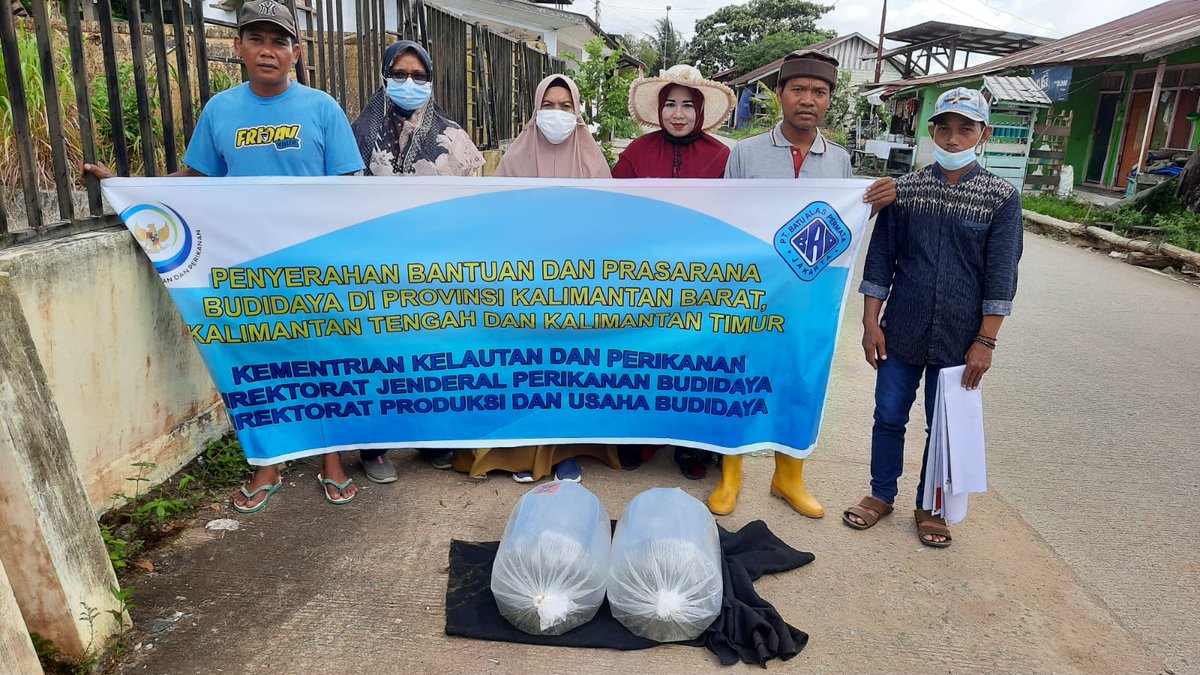 RiniSulistyo10's tweet photo. Penyerahan bantuan benih ikan d kab kutai kartanegara https://t.co/YSDyV1ApVI