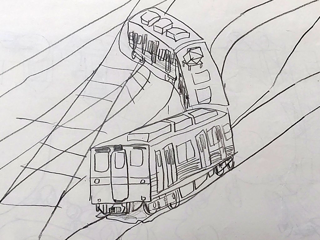 だとしたら自分の今のやっていることも「チラシ裏」の延長線上ということだ。(絵:幼き日のみすた亭ボーイ)<RT 