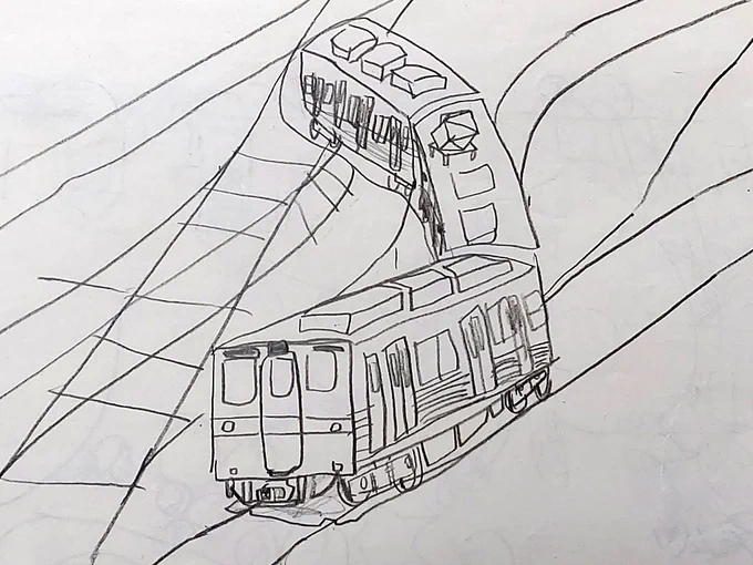 だとしたら自分の今のやっていることも「チラシ裏」の延長線上ということだ。(絵:幼き日のみすた亭ボーイ)<RT 