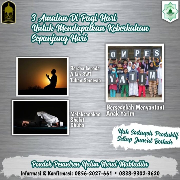 Mari, shodaqoh produtif