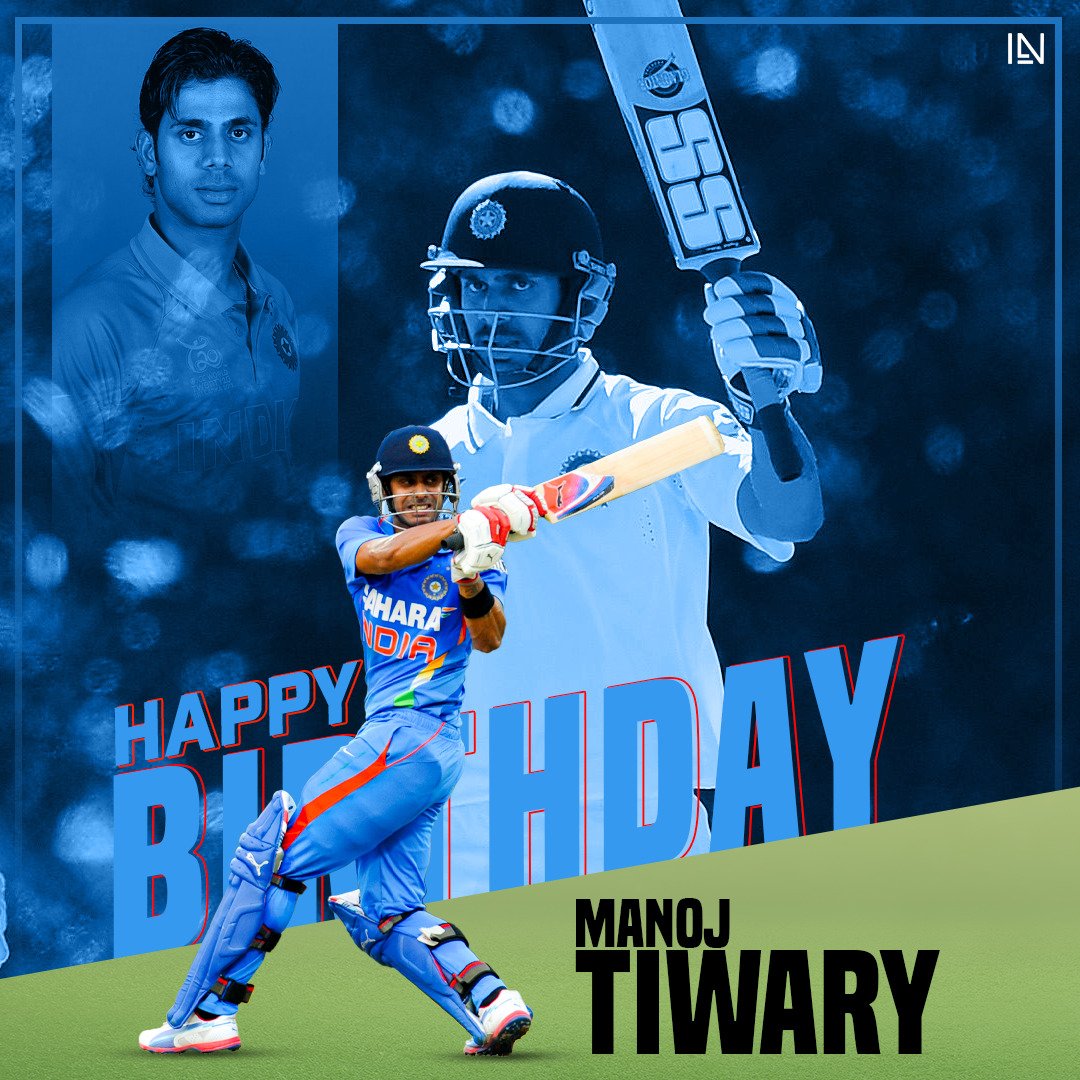  15 international matches 302 runs

Happy Birthday To Indian Cricketer Manoj Tiwary 