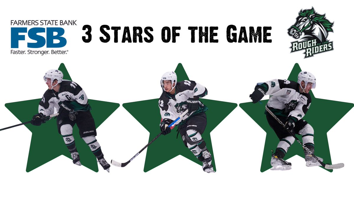 RidertownUSA's tweet image. Tonight's @MyFSBOnline 3 Stars of the Game:

Adam Flammang @FlammangAdam 
Yusaku Ando @AndoYusaku 
Brendan Fitzgerald @Brendan_f77 

#LetsRide 🐎