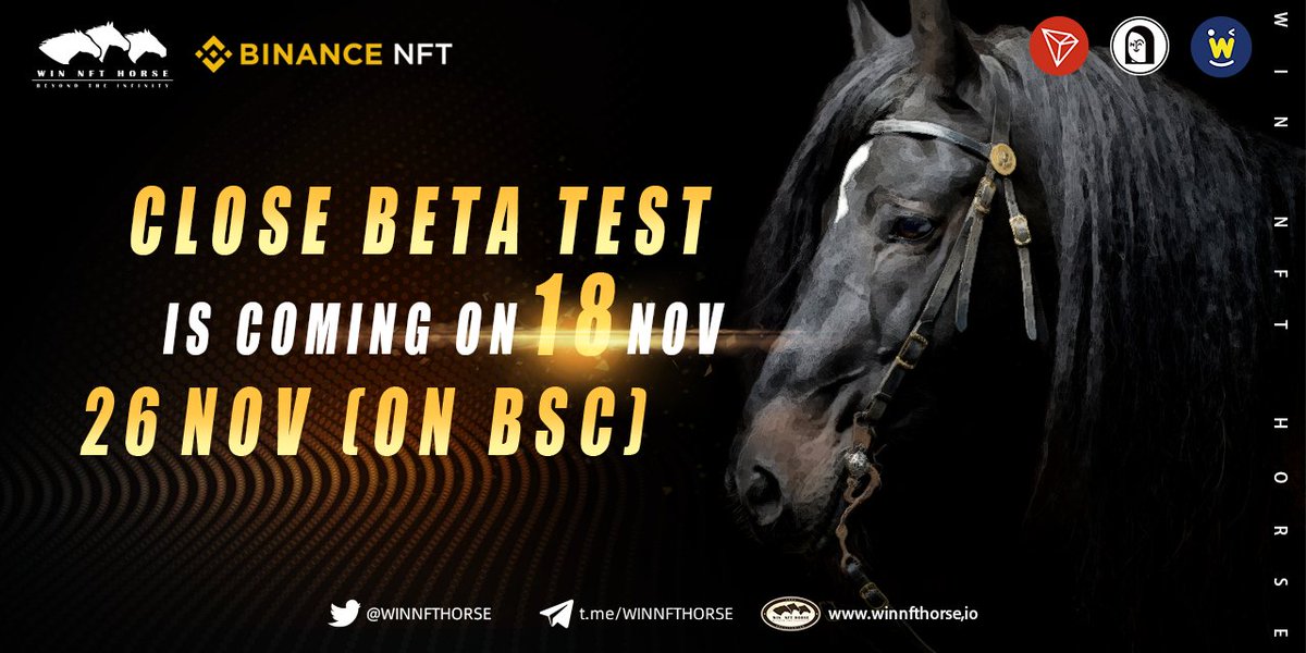 🚨Big news of this week🚨
🚀CLOSE BETA TEST is coming very close with outstanding features. 
🌟Are you as impatient as we are?! 
📅 18 NOV on #TRON &amp; 26 on #BSC  
👇Stay tuned to our updates！
🎮discord.gg/yzMuaVMFnj
 <a href="/justinsuntron/">H.E. Justin Sun 👨‍🚀 🌞</a> <a href="/TheBinanceNFT/">Binance NFT</a>  <a href="/apenftorg/">apenft</a> <a href="/WinkLink_Oracle/">WINkLink</a>
