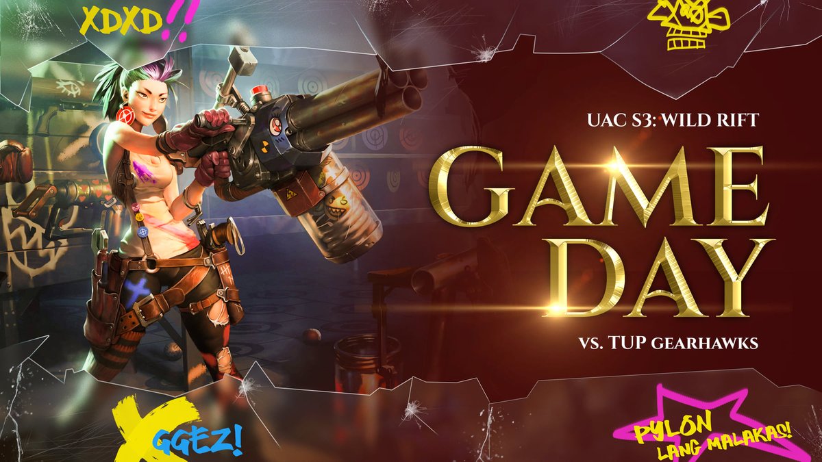 PylonEsports's tweet photo. Today is the day, today will be our day!
Today's match will be against TUP GEARHAWKS!
Let us continue supporting Pylon Cerberus on their upcoming match in UAC S3: Wild Rift by watching and utilizing the hashtags: #PylonWin and #PylonCerberusUltimateSuremacy https://t.co/gX6K2ZGGoT