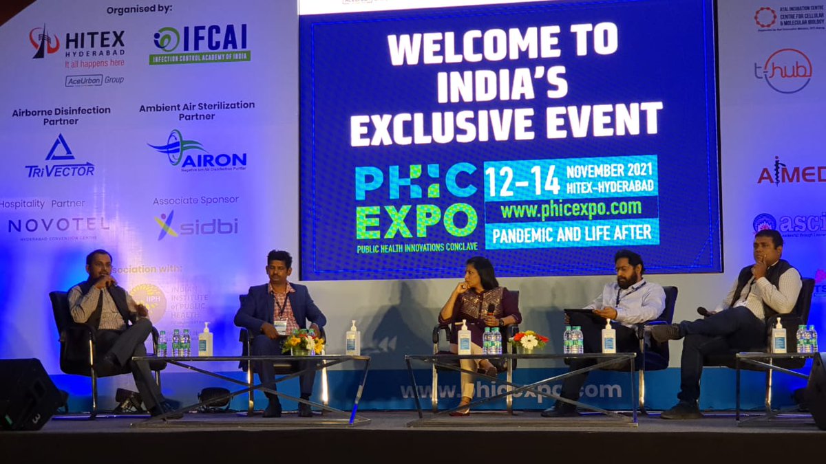 Panel discussion with <a href="/rpallela/">Ramjee Pallela</a> <a href="/ikp_ikmc/">IKMC</a> @WEHubHyderabad <a href="/bits/">bits</a> <a href="/RenuJohn/">Renu John</a>  on role of incubation centers &amp; accelerations in Digital Healthcare.

 Atal Incubation Ccmb  <a href="/nalamrao57/">nalamrao</a> <a href="/ritikashivesh/">ritikashivesh</a> #incubation  #digitalhealthcare  #acceleration