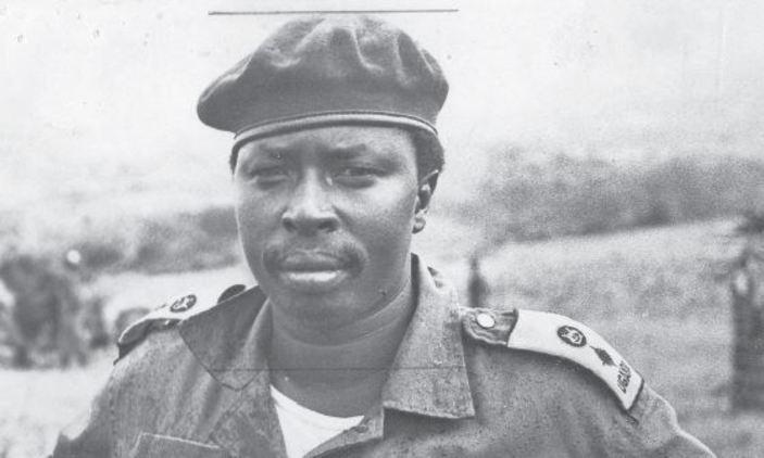 JonahRuhima's tweet photo. On this Day 14th November in 1999, this great Nation was robbed of one of it's finest, bravest fighters and commander, the late Lt Col Reuben Ikondere. Afande Ikondere a great Miltary strategist &amp; Pan Africanist was one of the 27 armed NRA fighters who attacked Kabamba. https://t.co/Y2G6kO0qCE