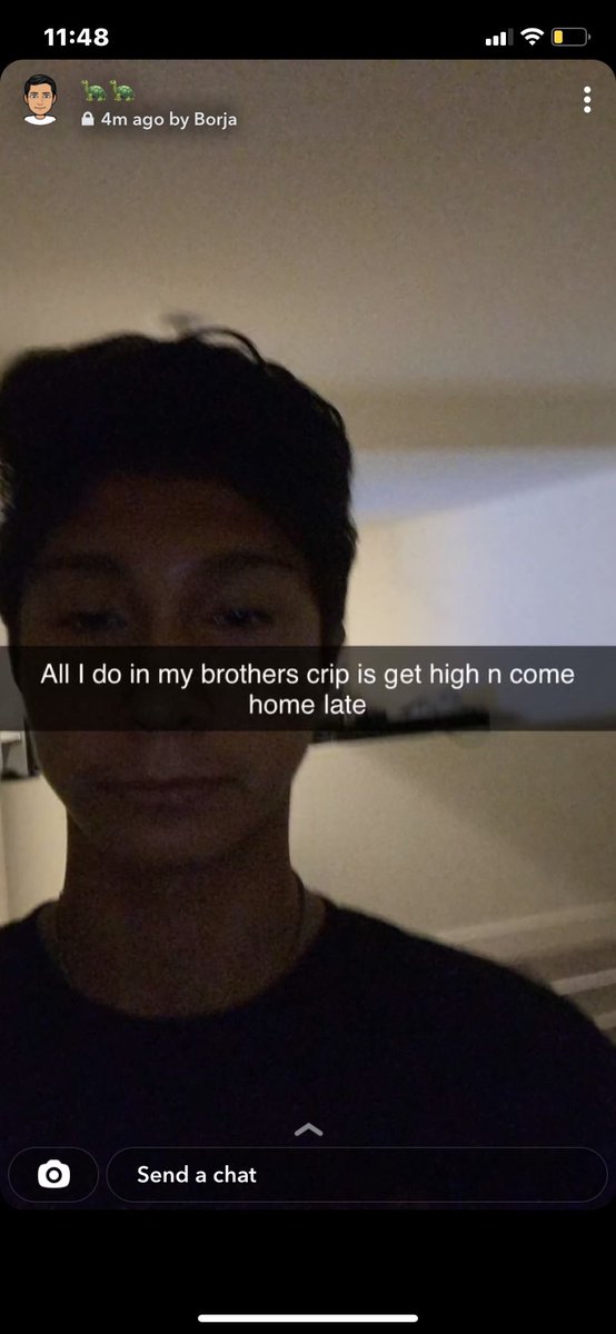 borjas gotta have the funniest priv snap