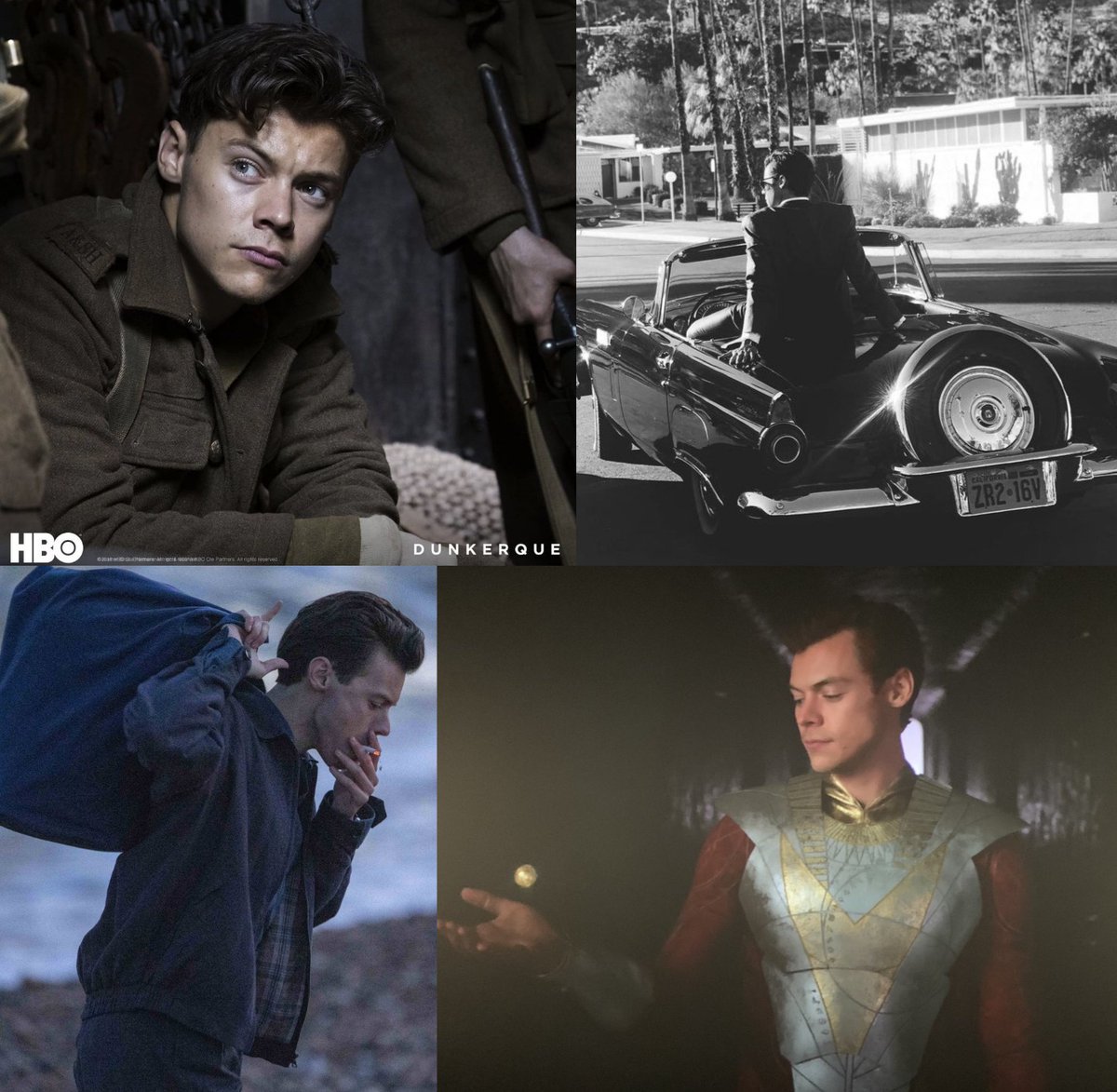 harrymoonchild's tweet photo. singing, acting, modeling, businessman, fashion influencer, cosmetic brand owner. it truly is harry styles' world and we're all just living in it. https://t.co/PE7iTngjFE