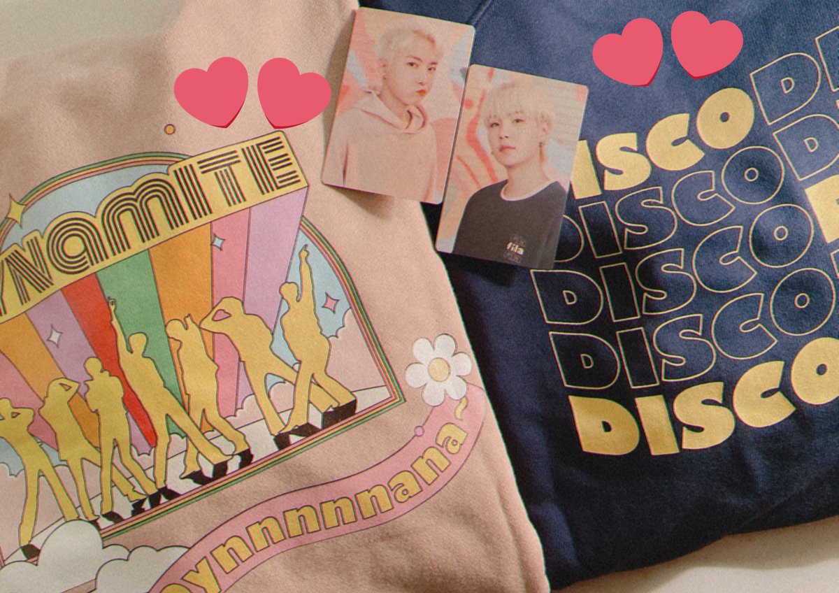 JORworld_'s tweet photo. 🐿🐱 JHOPE hoodie &amp; SUGA sweater from FILA Dynamite Collection 🥰✨

Really comfortable &amp; cute designs… 🥺😭💖 couldn’t resist buying at the end😂 

thank u as always 🥰@Seoul_withme 
#FILA #Dynamite_Collection #Lets_be_Dynamite https://t.co/oMrtEukVxB