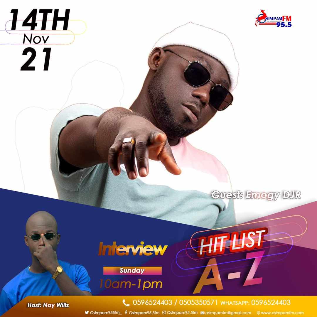 Mediaconnectgh_'s tweet photo. @emogy_djr will be live on @Osimpam95.5fm_ 📻 

Host: @NayWillz

#Cold_World is still trending

Audiomack
https://t.co/WcCxFe1Iyb

Boomplay
https://t.co/2kEYSNX8u2?

#Availableonalldigitalplatforms
#MediaNews 
#YoungestPromoter https://t.co/FQdi1WbneY