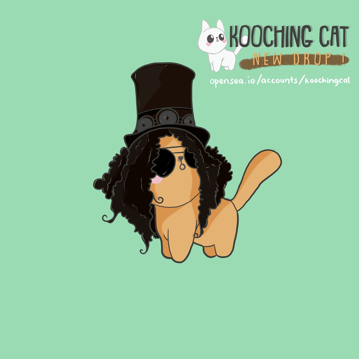 koochingcat's tweet photo. Hi @Slash 🙂 #NFTs #NFTCommunity #nftcollector #slash #NFTcollectibles #OpenSeaNFT #opensea https://t.co/eBoYnfcBgm