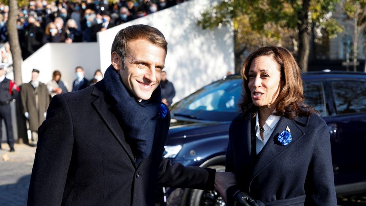 Kamala Harris épatée par l'école maternelle gratuite et le congé maternité à la française bit.ly/3kAa2rN