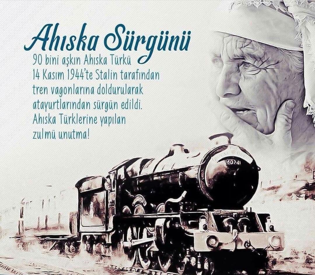 #Tarixdəbugün 1944-cü ilin 14 noyabr tarixindә Ahıska Türklәri Stalin rәhbәrliyi tәrәfindәn sürgün edildi. Buna müqavimәt göstәrәn Ahıska Türkləri amansızcasına qətlə yetirildi. Unutmadık Unutmayacağız 🇦🇿🇹🇷❤️🐺🤲 Allah Rehmet elesin
