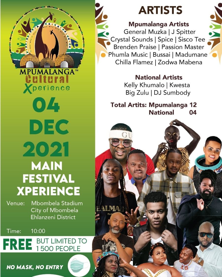 Here is an invitation to be part of the 6th Mpumalanga Cultural Xperience #Mpuce21 #JovaJaivaDlala <a href="/DCSROfficial/">DCSR</a> <a href="/RISEfm943/">RISE fm</a> <a href="/brandmanagedbyZ/">Brand And Media Management</a> <a href="/_mpnews/">Mpumalanga News</a> <a href="/Mtpatourism/">Mpumalanga Tourism</a>