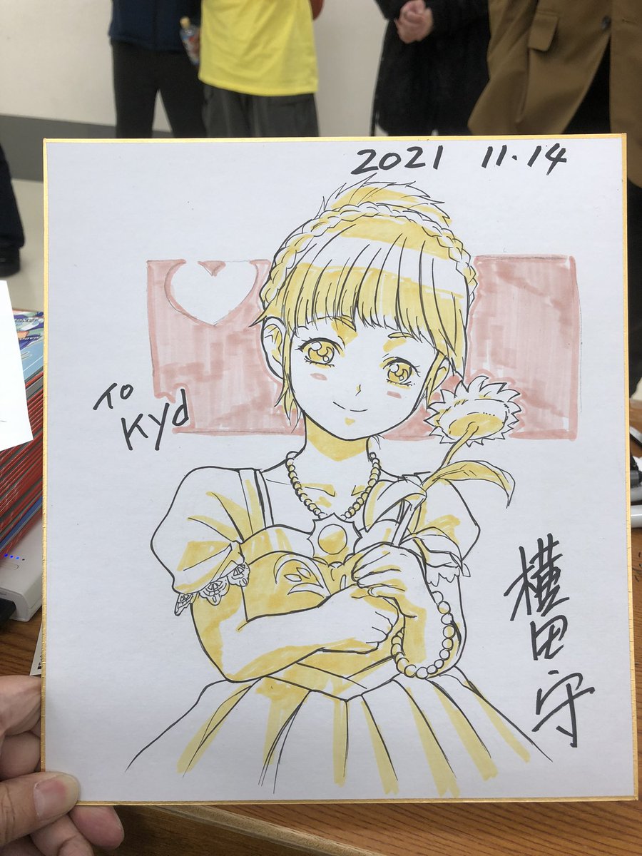 似顔絵も色々描いてみました 
来てくれた方、ありがとう 