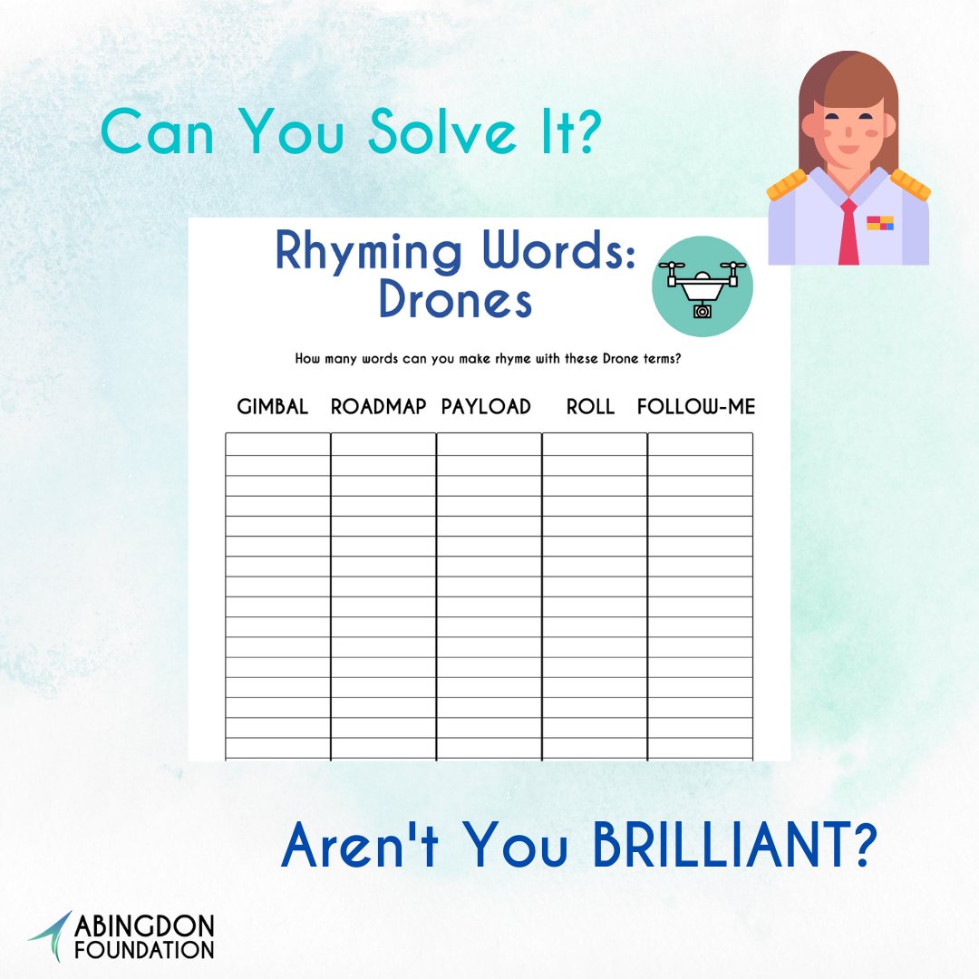 AbingdonFdn's tweet photo. Challenge yourself. Learn new things. Expand your horizons. We can help. 

Enjoy this little puzzle and tell us if you solve it 🙋‍♀️

Get your own BRILLIANT activity book on Amazon. We've got your back!

https://t.co/VvoN9LoZos

#education #pursueyourpassions #steam #stem https://t.co/HQkfLDJNz4