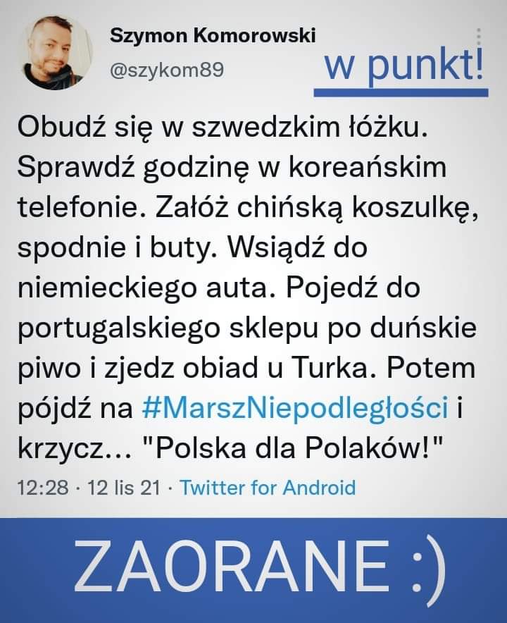 Adrian49000274's tweet photo. @jerzKwasniewski @RBakiewicz @B_Aondo @OrdoIuris #zaorane https://t.co/ensfj1VDFV
