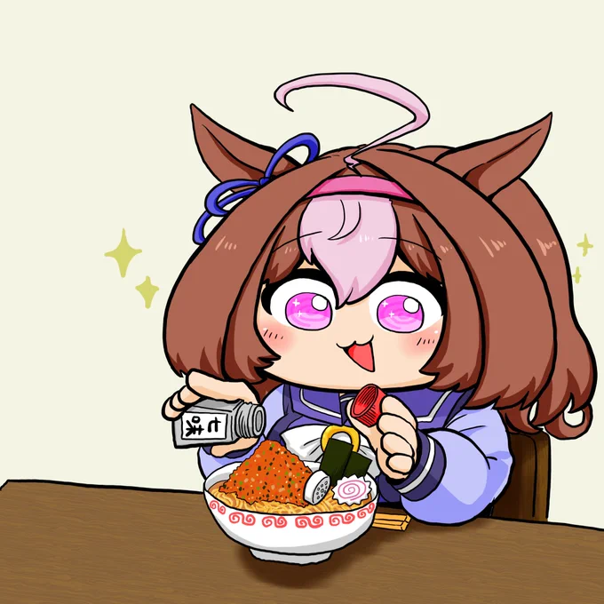 良い事があったメイショウドトウ
#ウマ娘 