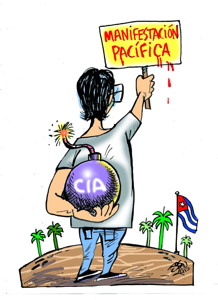 Mis aplausos  para esta representación. 
#CubaVive y vivirá en paz, pero con la auténtica, no con la de este cartelito.
<a href="/universidad_uci/">Universidad de las Ciencias Informáticas</a> <a href="/nataliauci16/">Natalia 🇨🇺</a> <a href="/dellylien1/">Delly Lien González</a> @MoreraNely <a href="/GHNordelo5/">Gerardo Hdez. Nordelo</a> @Jimmyl46337767